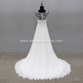 Fashion Gaun Pengantin Lace Embroidered Bride Gown Bondage Low Back White wedding gown wedding dress